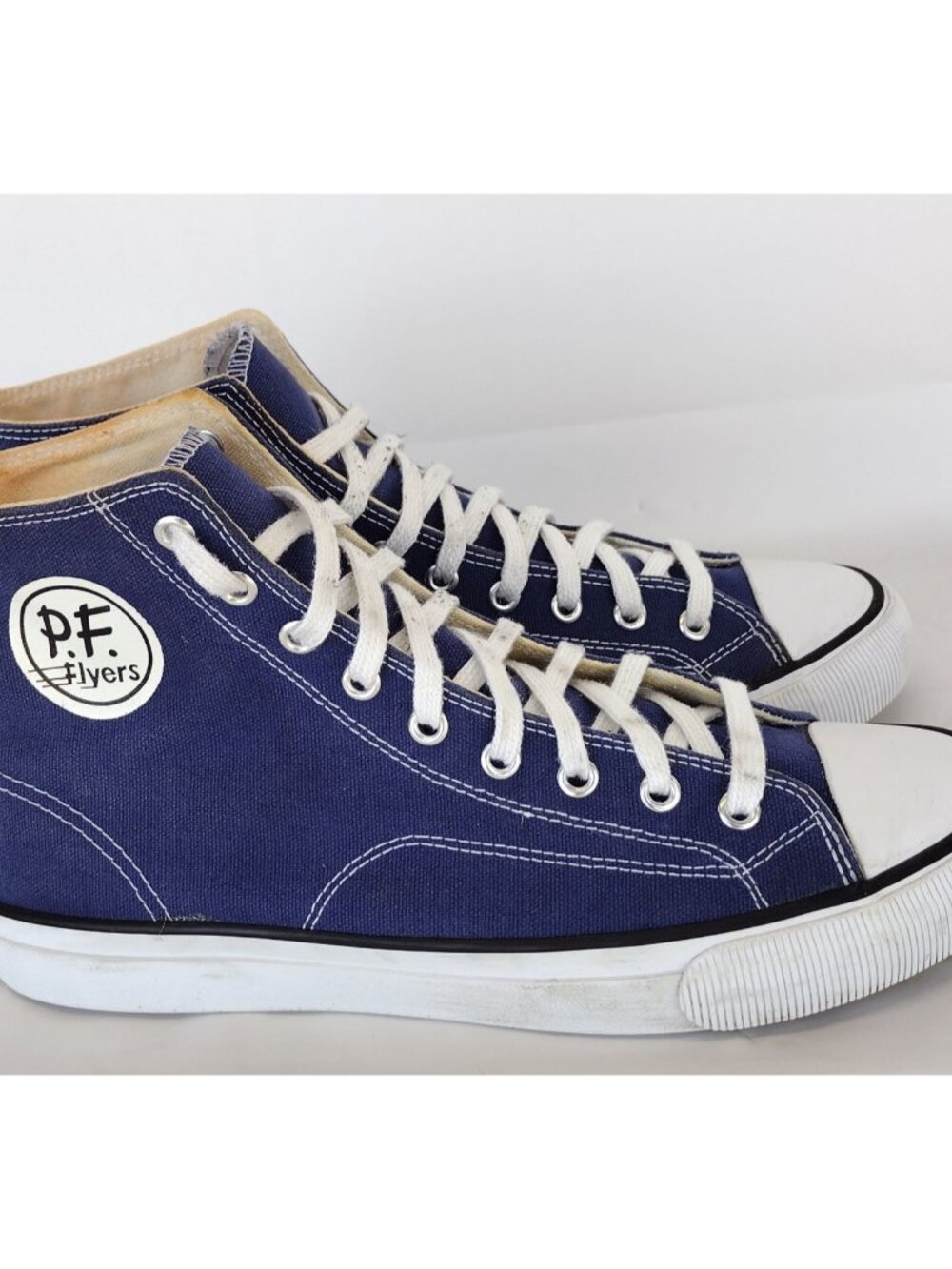 PF Flyer Blue All American Hi Ridgid Wedge US Women's 10.5, Men's 9, EUR 42.5 - Picture 2 of 10